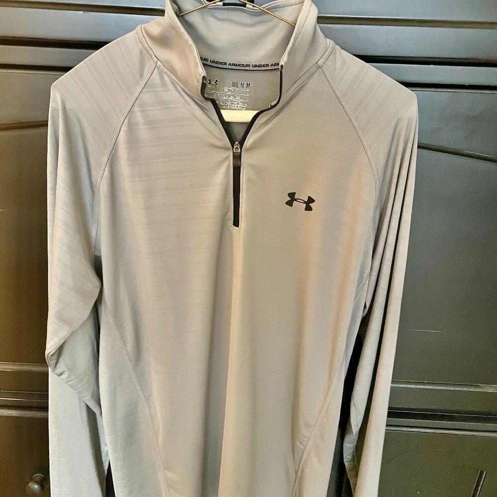 Under Armour Mens Loose Heatgear 1/4 Zip Pullover Long Sleeve